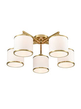 Franklite Sirius 5 Light Fitting Aged Brass